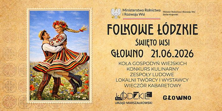 Karol Okrasa gwiazdą Folkowego Łódzkiego – Święta Wsi w Głownie
