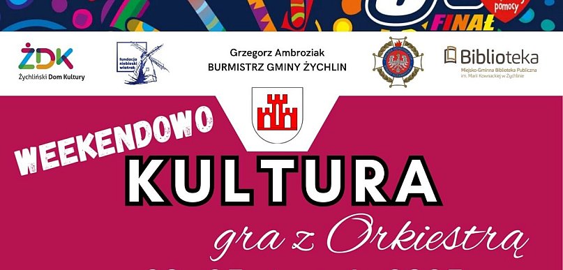 Żychlin: Weekendowo Kultura Gra z Orkiestrą! Koncerty, warsztaty, pokaz laserowy