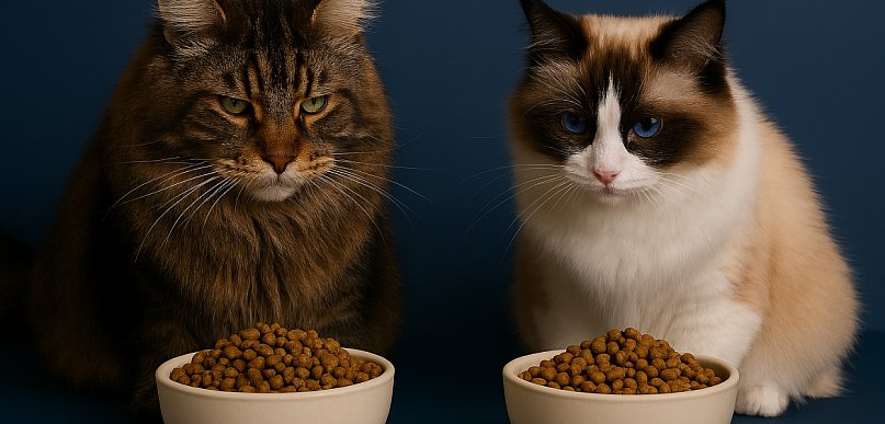 Jak dobrać suchą karmę dla kota do wieku i trybu życia?