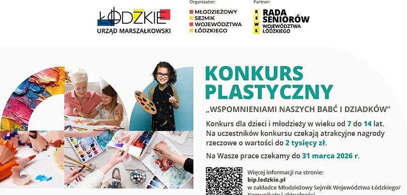 Konkurs plastyczny pn. Wspomnieniami naszych Babć i Dziadków