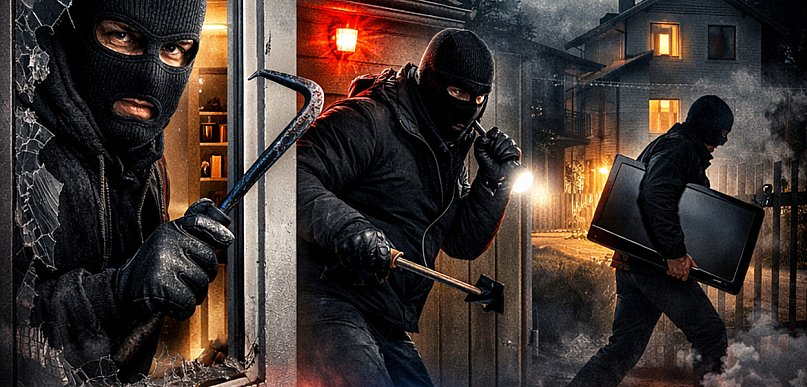 Plaga włamań w powiecie! Policja apeluje o czujność