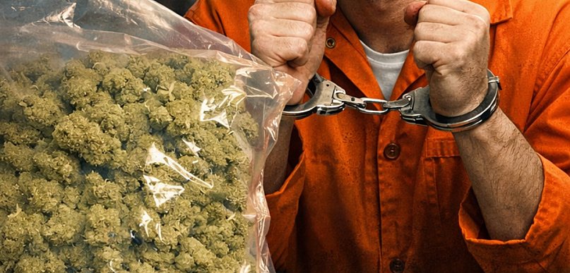 Krośniewice: Recydywista zatrzymany z marihuaną. grozi mu 15 lat za kratkami