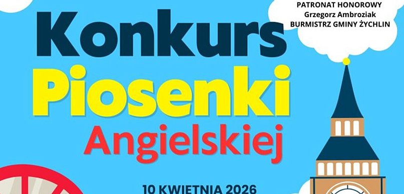 Konkurs Piosenki Angielskiej w Żychlińskim Dom Kultury już 10 kwietnia!