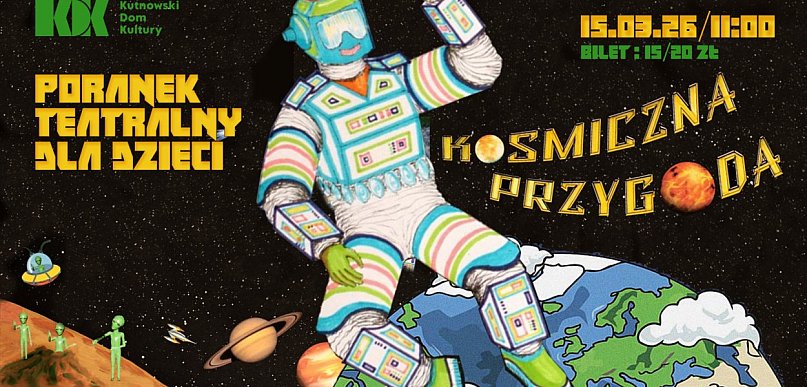 Kosmiczna przygoda – Poranek teatralny dla dzieci