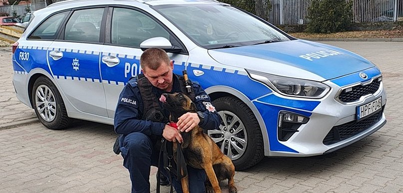 Waluta w służbie – witamy nowego psa policyjnego!