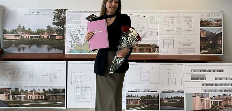 Łódzkie dla młodych. Studentka zaprojektowała ośrodek zdrowia psychicznego