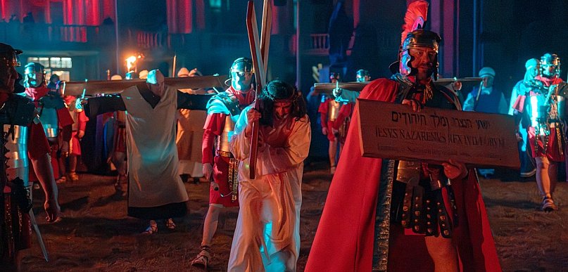 Dotknąć Tajemnicy. Relacja z Misterium Męki Pańskiej w Licheniu