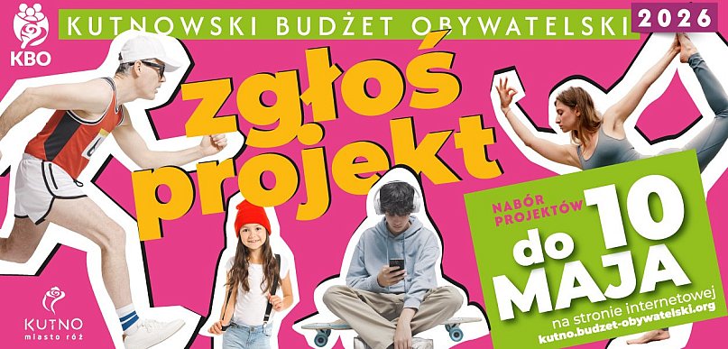 Wystartowała 12. edycja Kutnowskiego Budżetu Obywatelskiego! Zgłoś swój pomysł