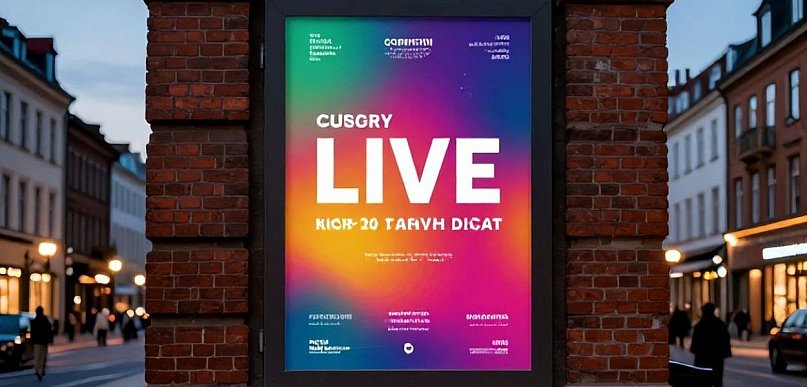 Pocztówka B2B i plakat outdoor — dwa końce spektrum dotarcia do klienta