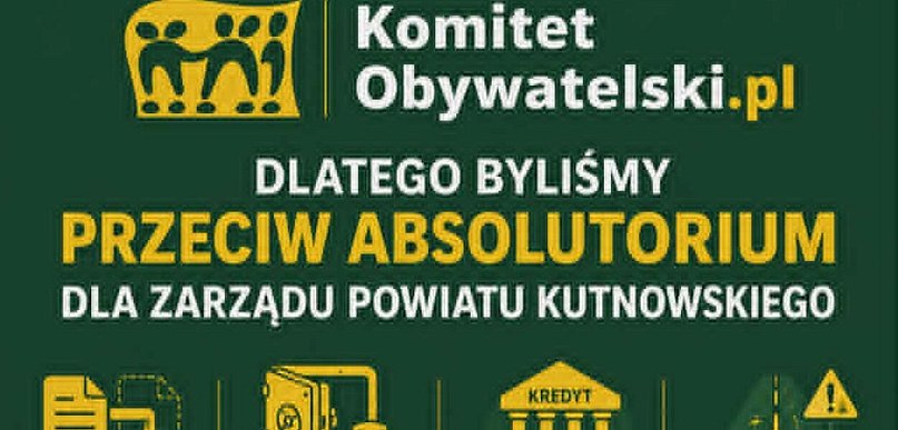 Co na to powiecie? Komitet Obywatelski przeciw absolutorium dla Zarządu