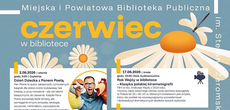 Czerwiec w kutnowskiej książnicy. Odjazdowy Bibliotekarz