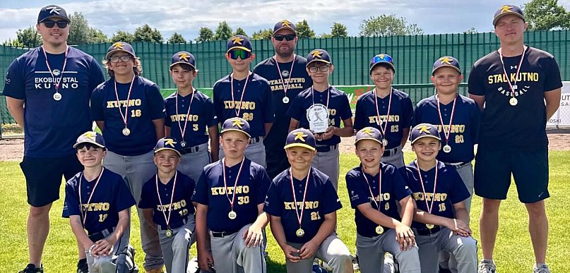 Młodzicy Stali Kutno Wicemistrzami Polski Małej Ligi Baseballu