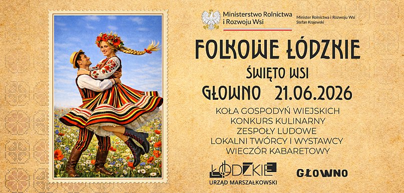 Karol Okrasa gwiazdą Folkowego Łódzkiego – Święta Wsi w Głownie
