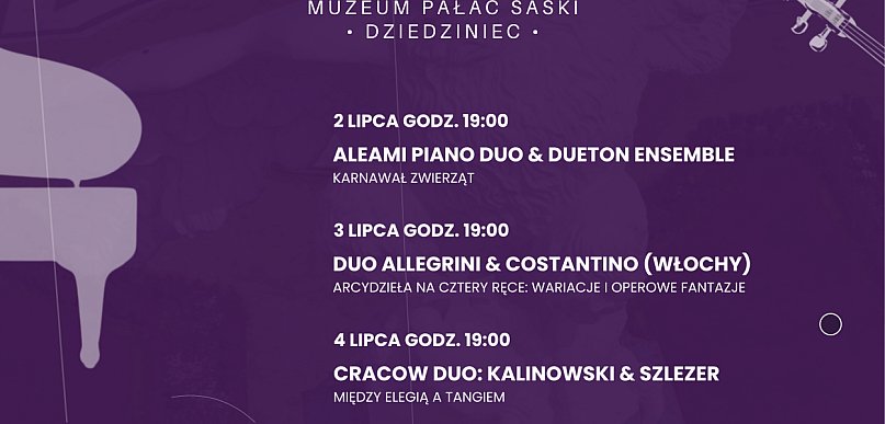 Od 2 lipca Festiwal Muzyki Kameralnej Duet-On