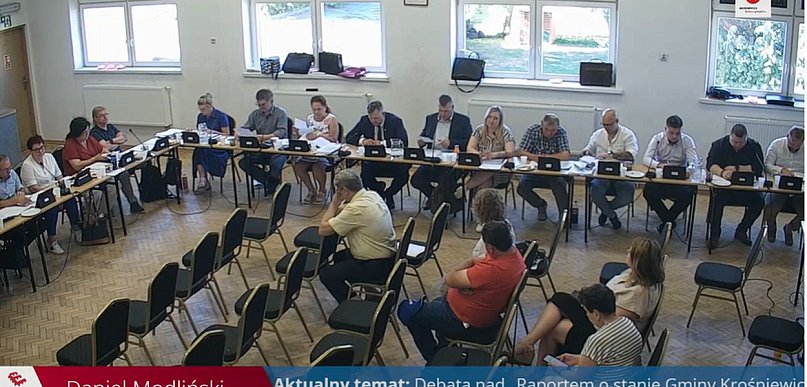 Trwa debata nad Raportem o stanie Gminy Krośniewice w 2025