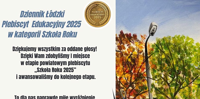 Trwa Plebiscyt Edukacyjny Dziennika Łódzkiego 2025. Głosuj na Ośrodek nr 1! - 72732