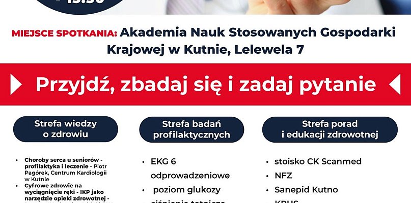 We wtorek bezpłatne badania profilaktyczne w Akademii