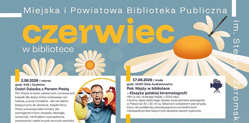 Czerwiec w kutnowskiej książnicy. Odjazdowy Bibliotekarz