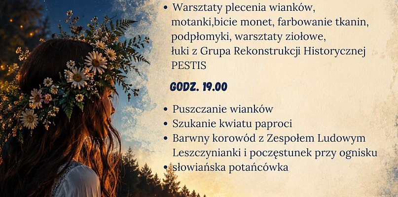 Zapraszamy na Obchody Nocy Świętojańskiej w Leszczynku!