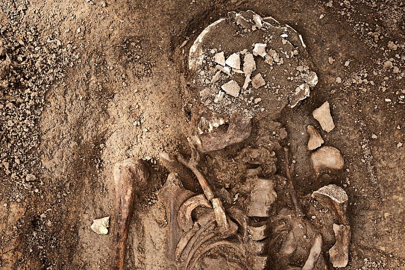 Odkryli ludzkie szczątki