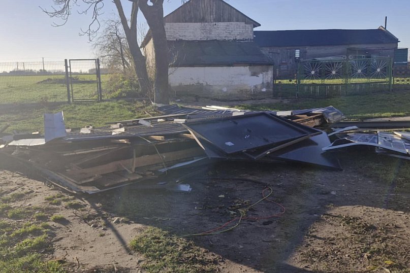 Wichura zniszczyła dach