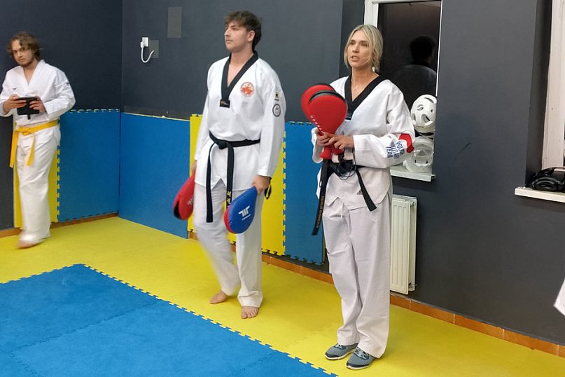 Trening z mistrzynią świata w taekwondo