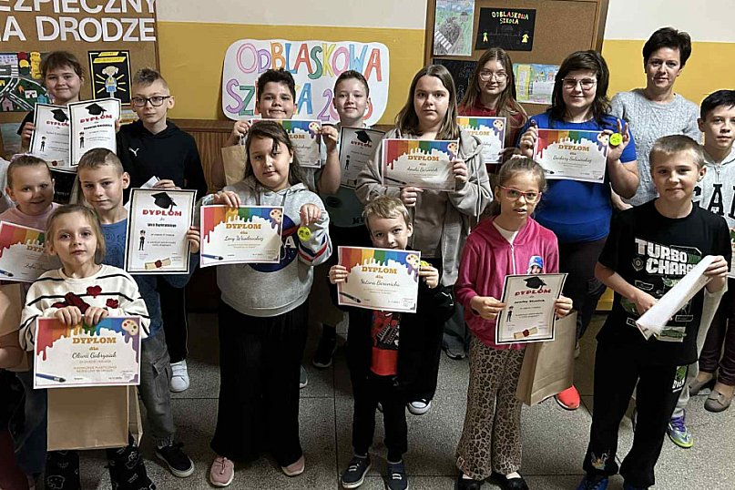 Odblaskowa szkoła w Imielnie