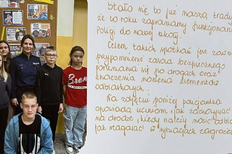 W Imielnie Odblaskowa Szkoła