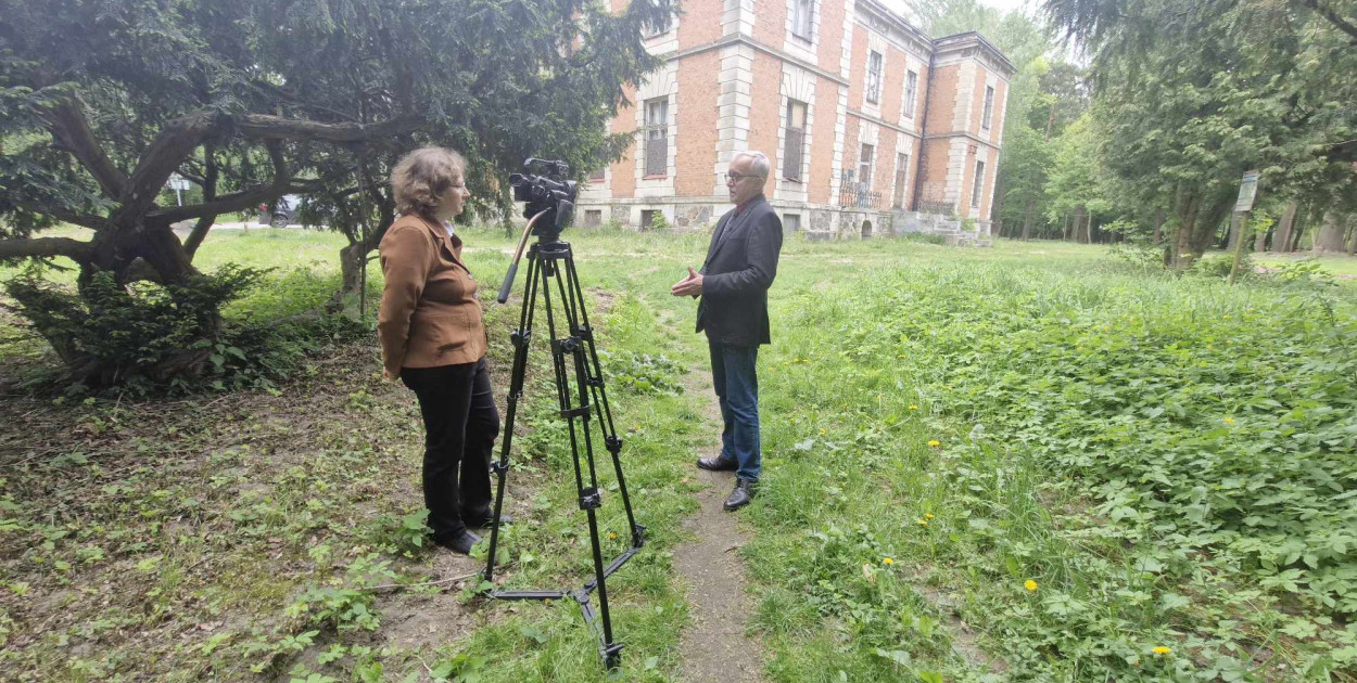 Julita Szczepankiewicz i prof. dr.hab. Krzysztof Paweł Woźniak
