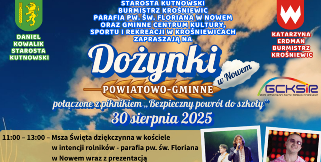 Dożynki Powiatowo-Gminne w Nowem - 30 sierpnia 2025