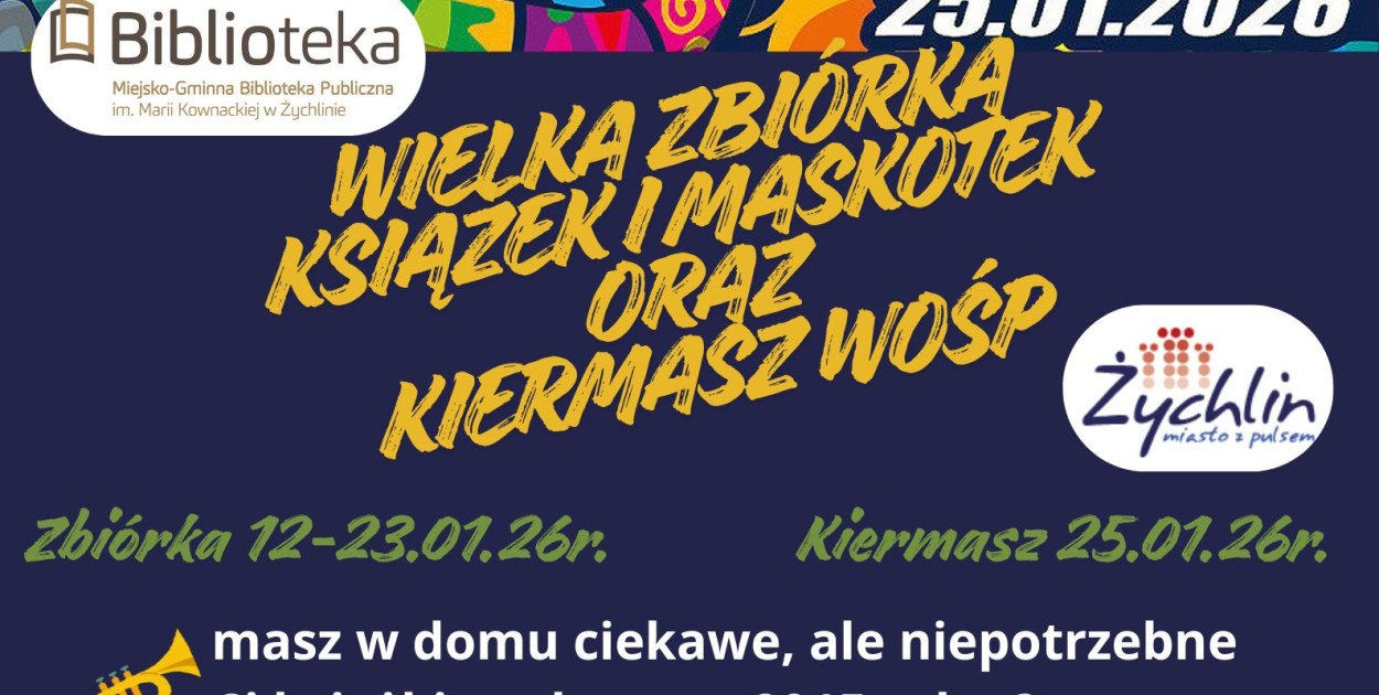 Zdrowe brzuszki naszych dzieci. Biblioteka prowadzi zbiórkę maskotek i książek