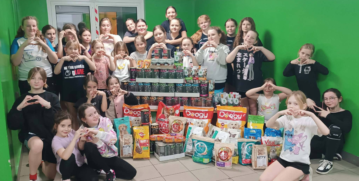 Zawodniczki z Softballowego Klubu Sportowego wspierają schronisko Medor