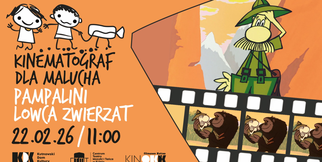 Kinematograf dla Malucha w domu kultury w Kutnie – Pampalini, łowca zwierząt
