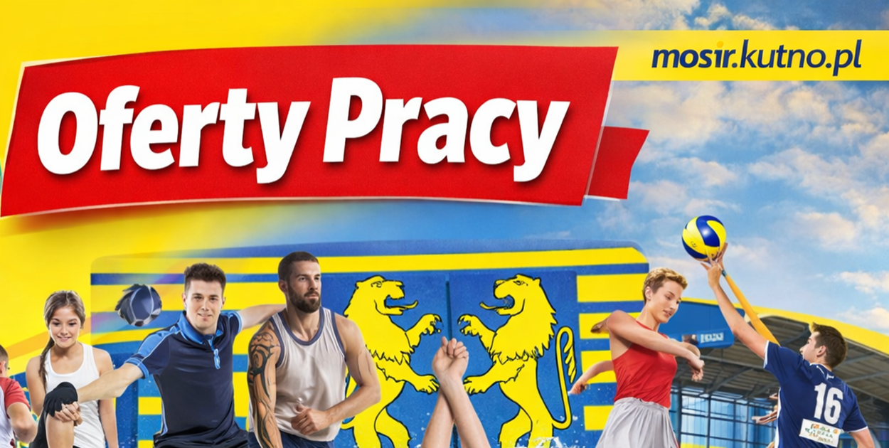 MOSiR w Kutnie: potrzebny kierownik, sprzątacz, szatniarz i sprzedawca biletów