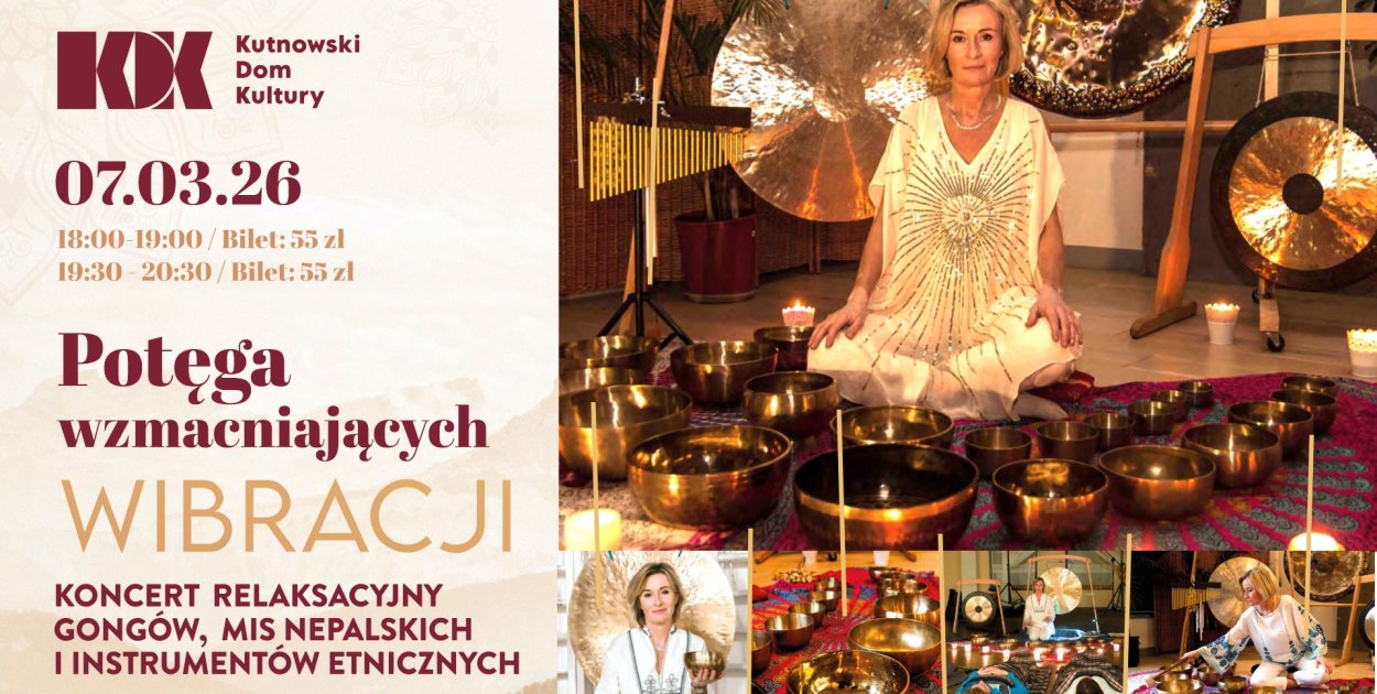 Uzdrawiająca fala dźwięku – warsztaty głębokiego relaksu w sobotę 7 marca