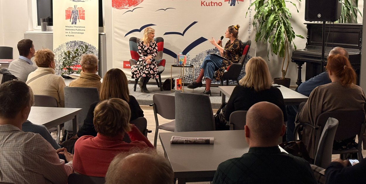 Wszyscy jesteśmy czytelnikami! Spotkanie z Justyną Sobolewską w Kutnie