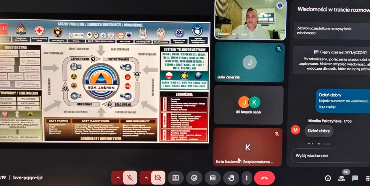 SZK Jaśmin zagościł na studenckim kole naukowym w ANSGK w Kutnie