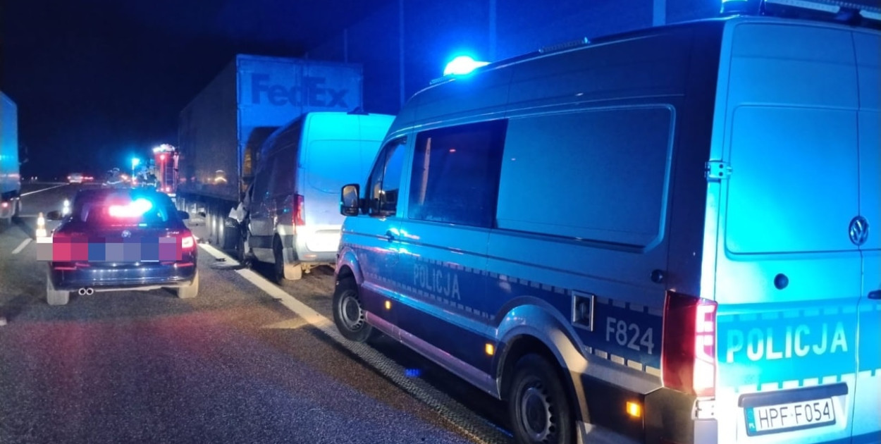 Tragiczny wypadek na A1 pod Kutnem. Jedna ofiara śmiertelna!