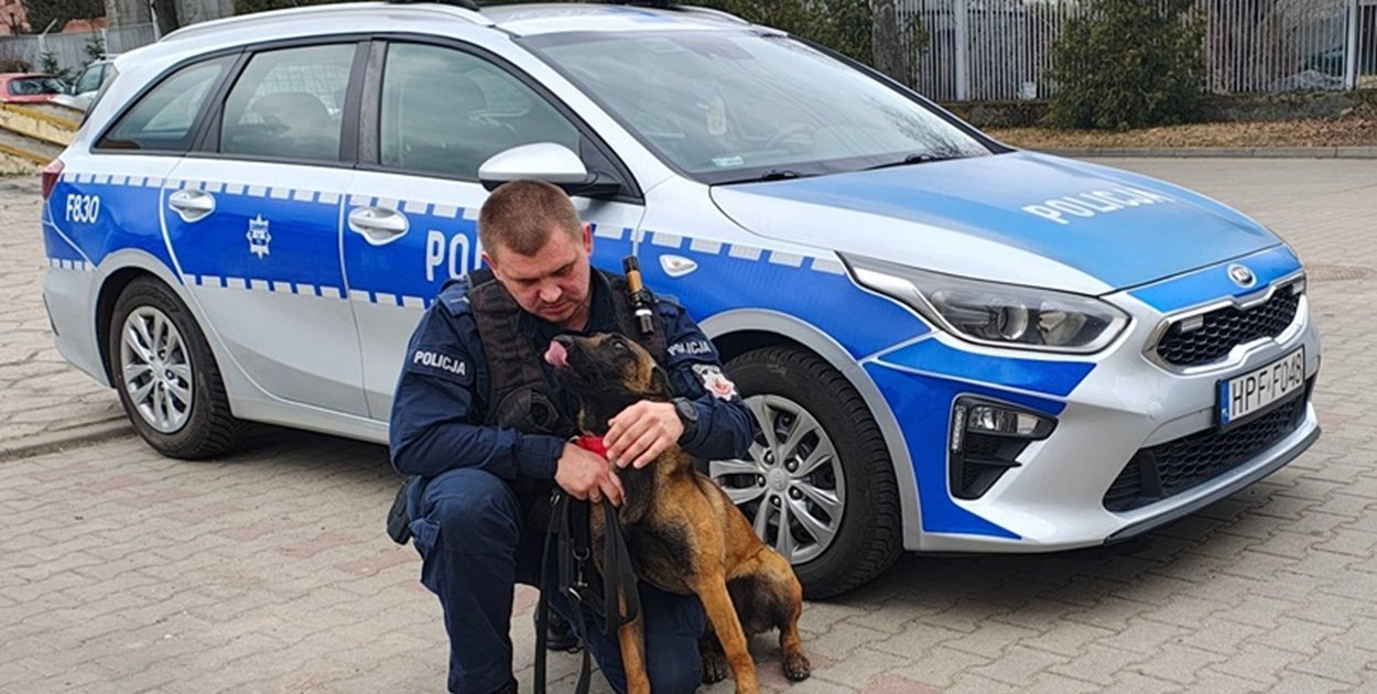 Waluta w służbie – witamy nowego psa policyjnego!