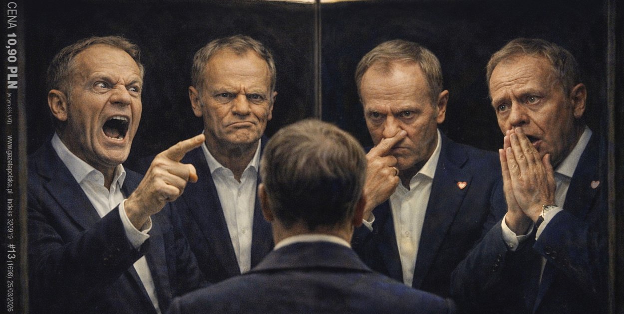 Gazeta Polska: Donald Tusk. Wszystkie twarze patologicznego kłamcy