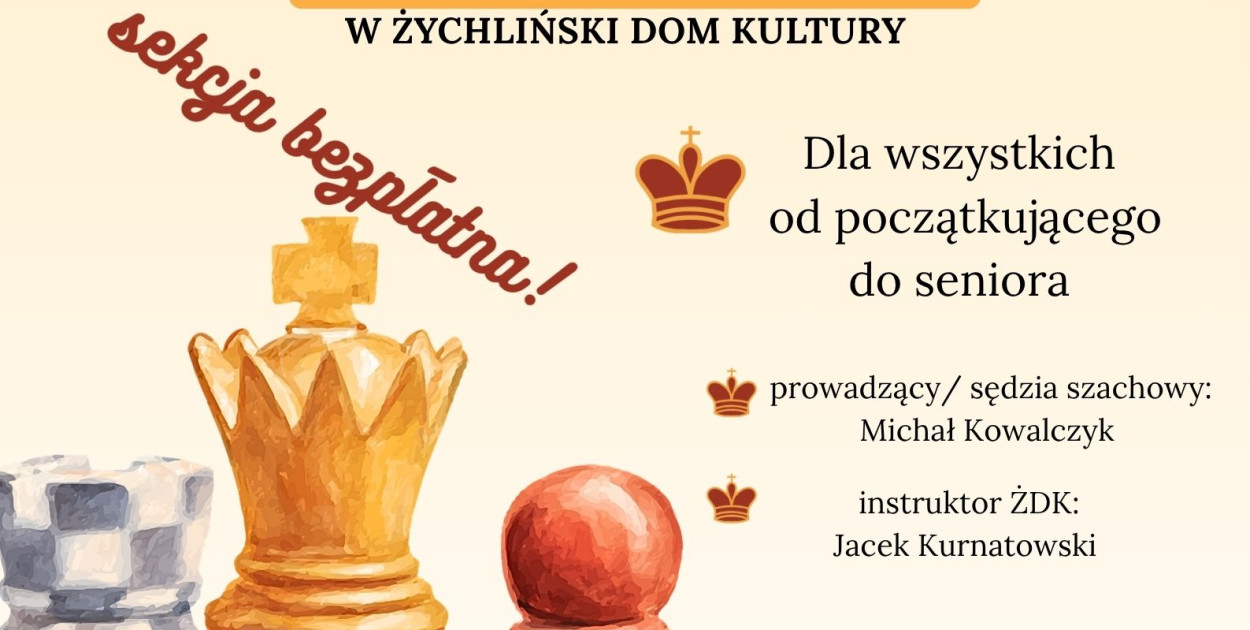 Szachowy ruch w Żychlinie! Dołącz do nowej inicjatywy w Domu Kultury