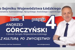 Andrzej Górczyński - kandydat do Sejmiku Województ